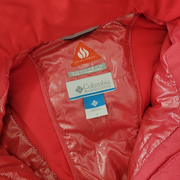 NEW SZ Small Columbia Magenta Winter Jacket NWOT - Picture 4 of 5